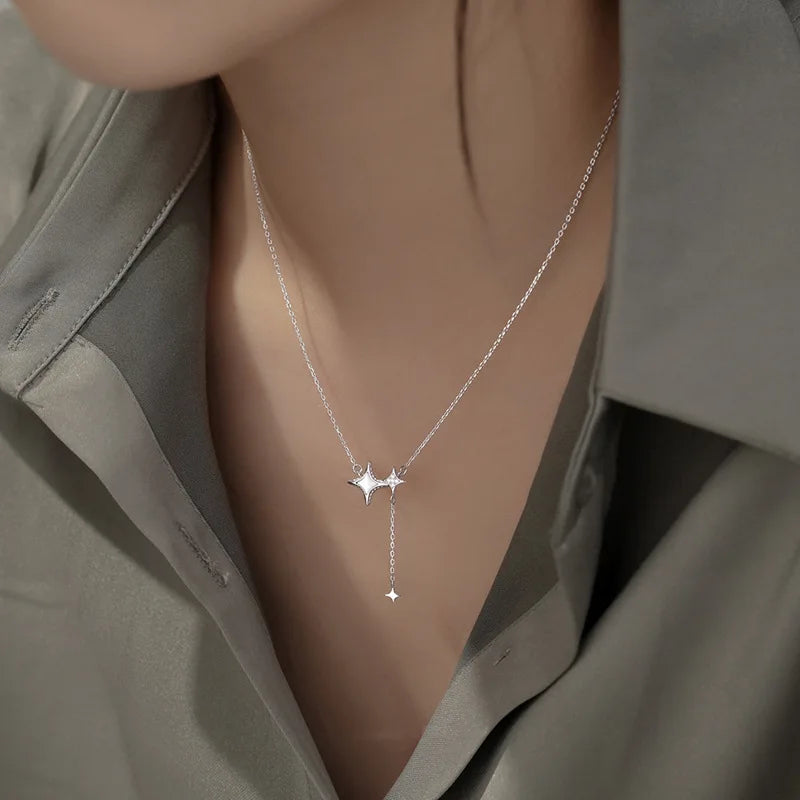 Celestial Whisper: Delicate Light on Her Collar