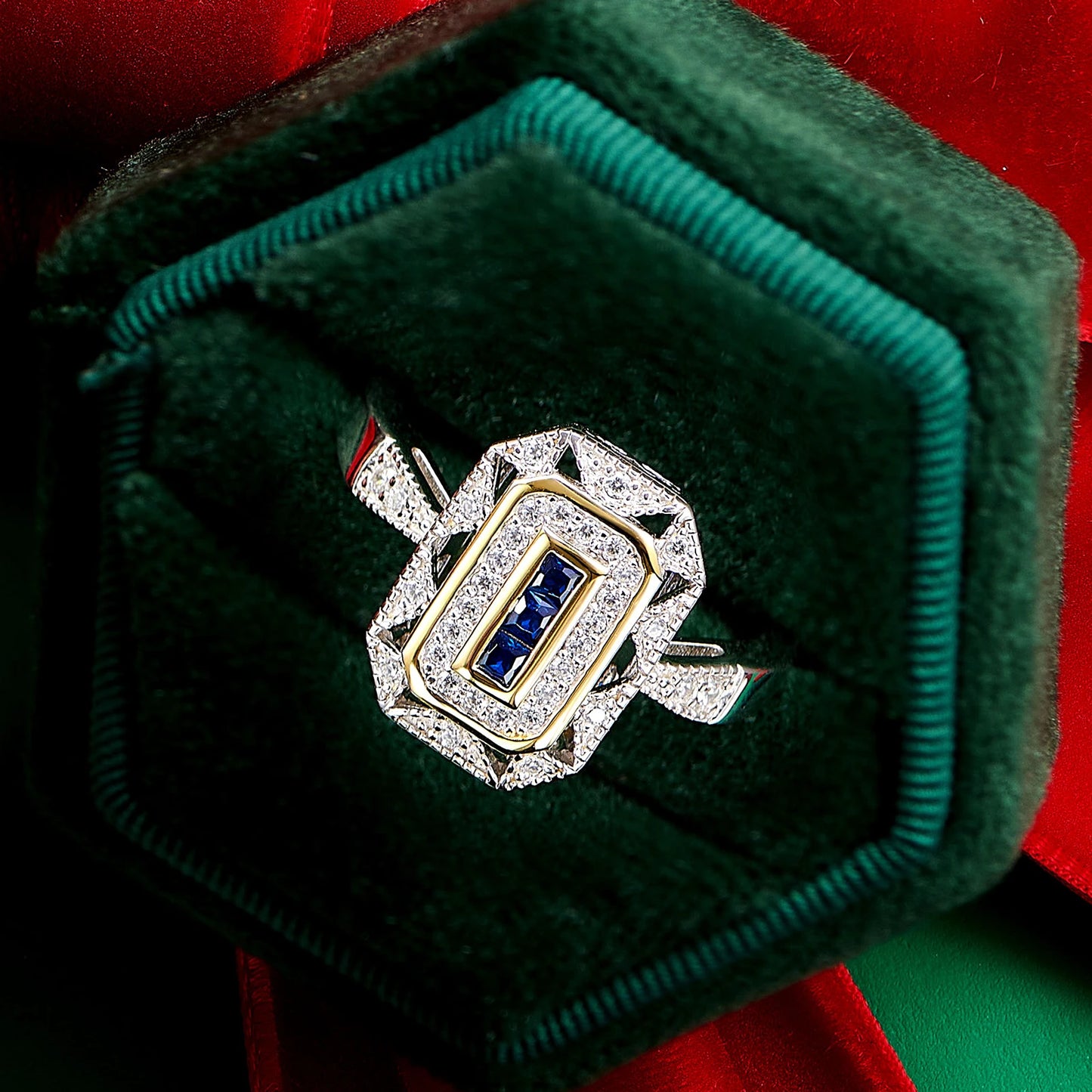Royal Whisper – Midnight Blue Flame Wrapped in Noble Silver