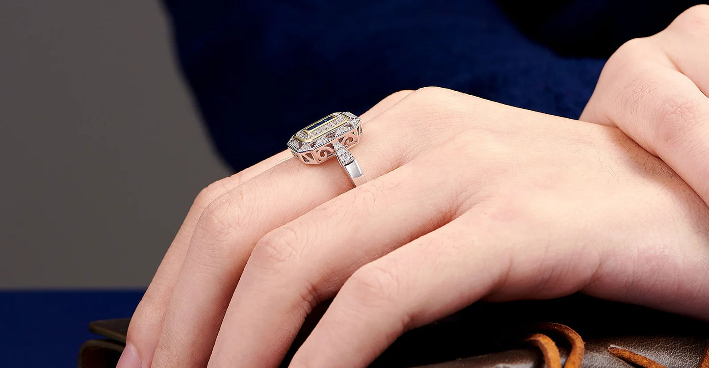 Royal Whisper – Midnight Blue Flame Wrapped in Noble Silver