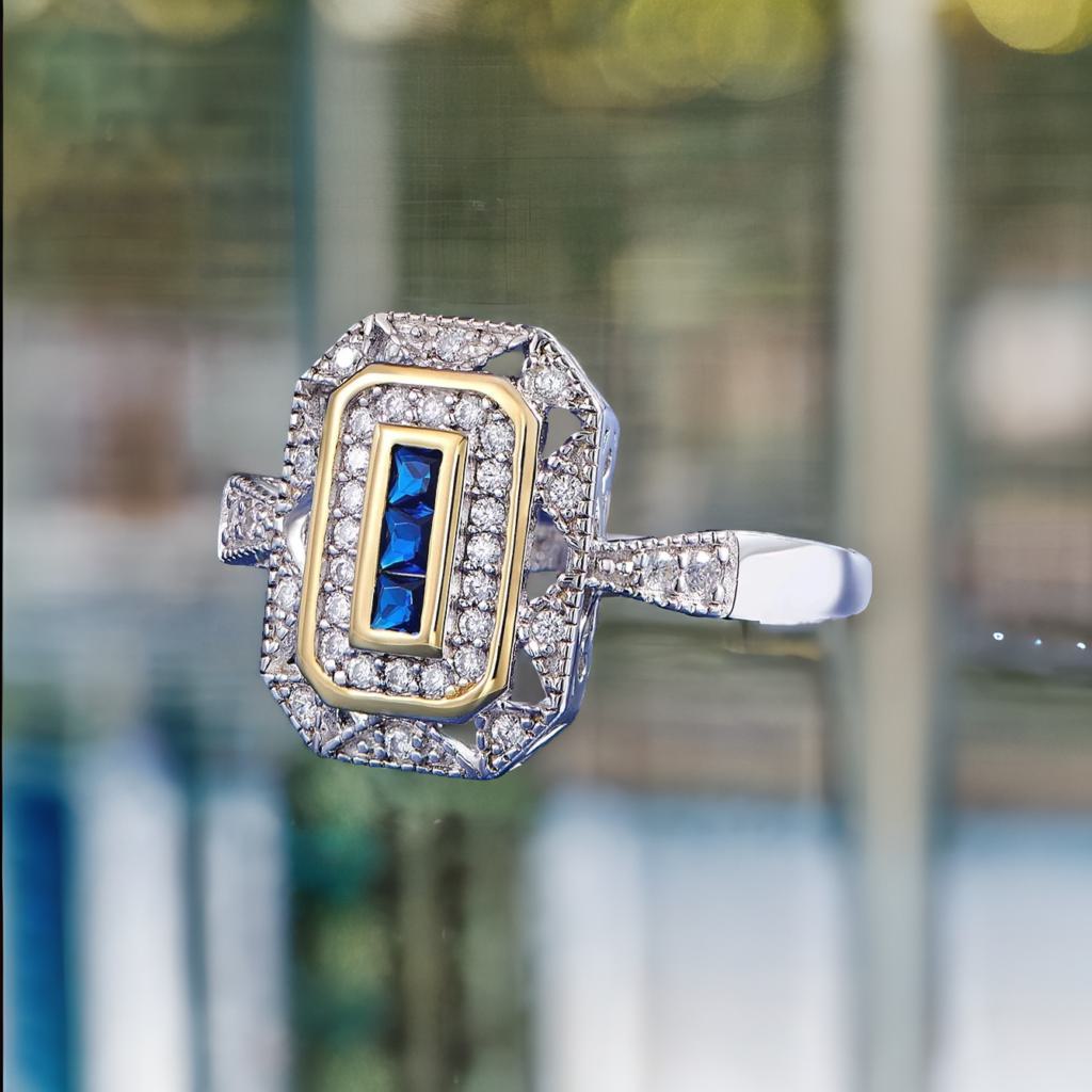 Royal Whisper – Midnight Blue Flame Wrapped in Noble Silver