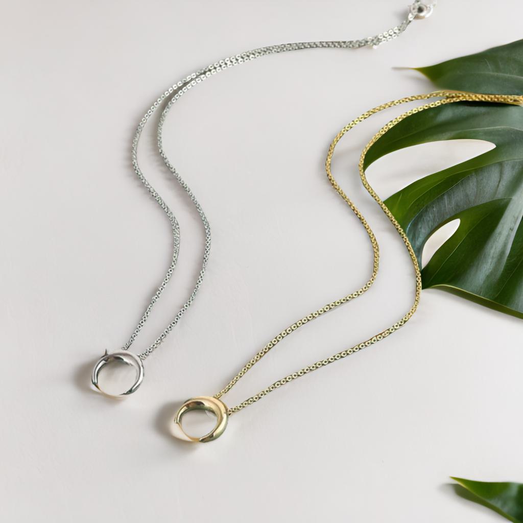 Celestial Whisper: Delicate Light on Her Collar
