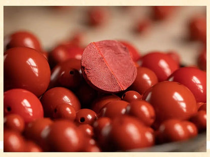 Red Radiance: Double-Layer Cinnabar Bracelet