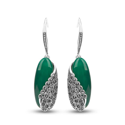 Mystic Dewdrops: Timeless Elegance in Green Sparkles