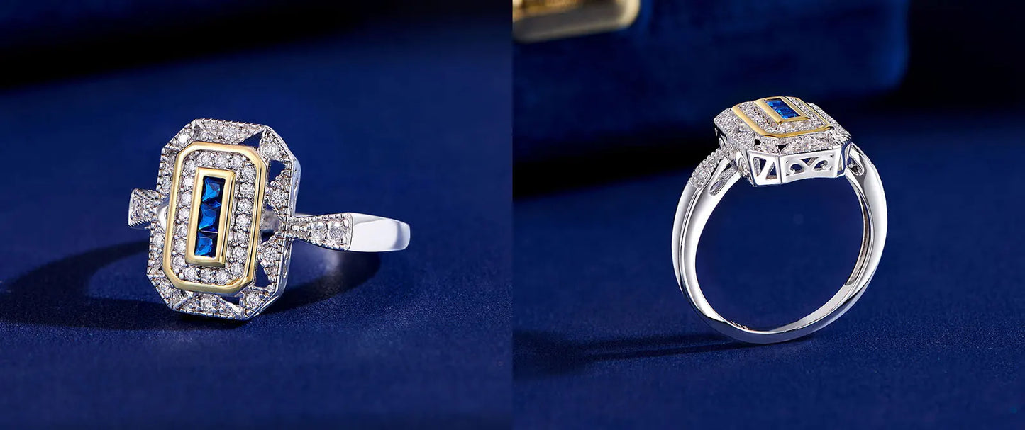 Royal Whisper – Midnight Blue Flame Wrapped in Noble Silver