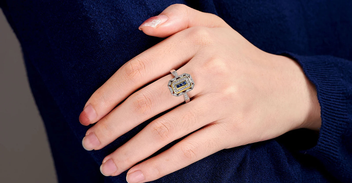 Royal Whisper – Midnight Blue Flame Wrapped in Noble Silver