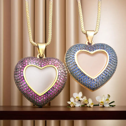 Rainbow of Hearts: Colorful Crystal Necklaces for Any Occasion