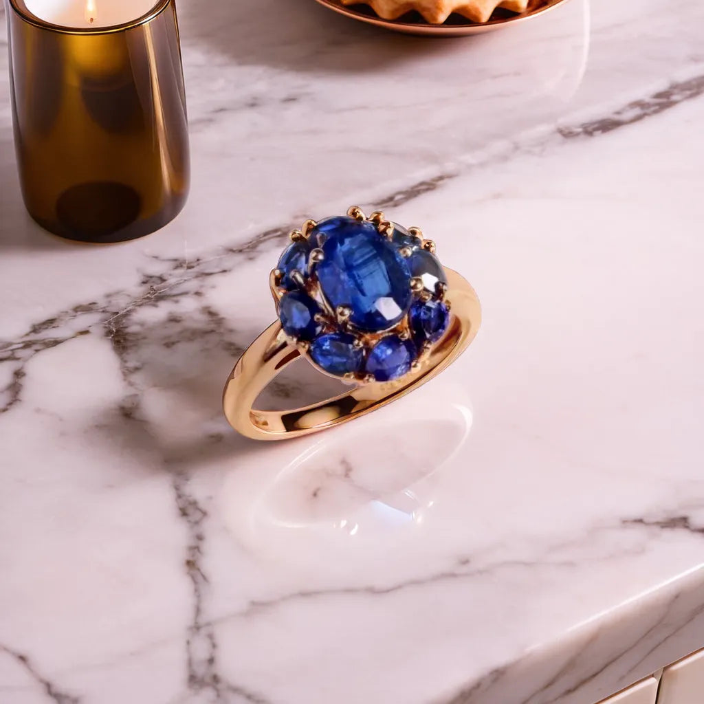 Midnight Ocean Gemstone Ring