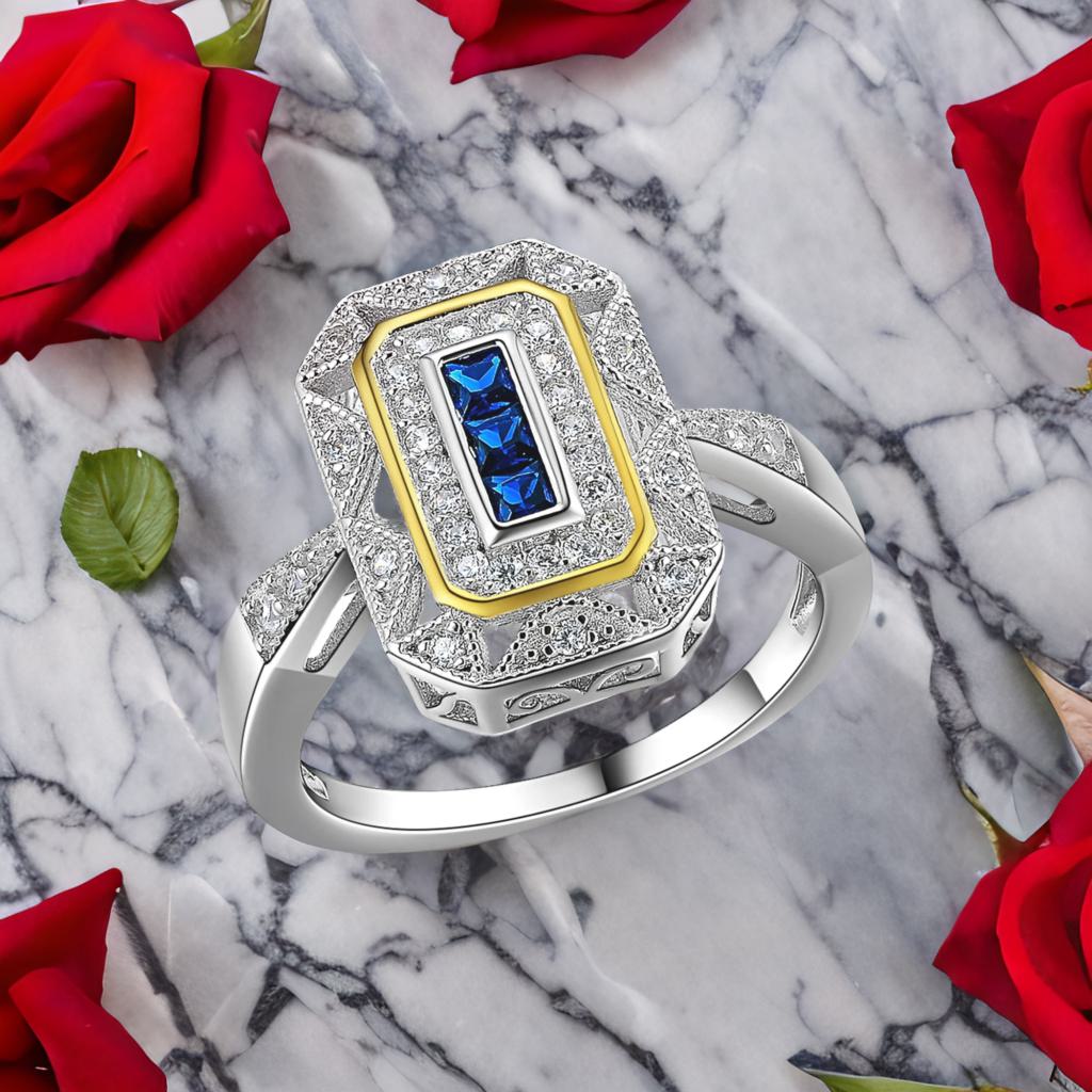 Royal Whisper – Midnight Blue Flame Wrapped in Noble Silver